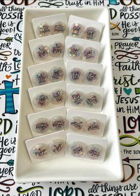 Motivational Sparkle studs
