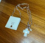 Cross Toggle Necklace