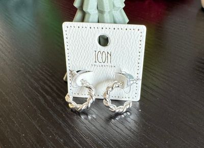Twisted Hoop Earrings