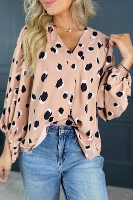Neutral Dot Blouse