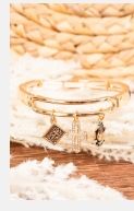 Blessed Stretch Charm Bracelet