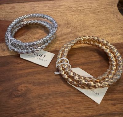 Twisted Spring Coil Bracelet Set