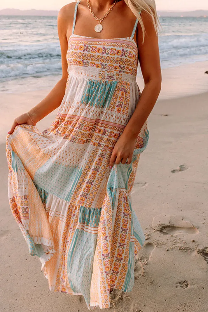 Boho Patchwork Maxi