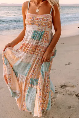 Boho Patchwork Maxi