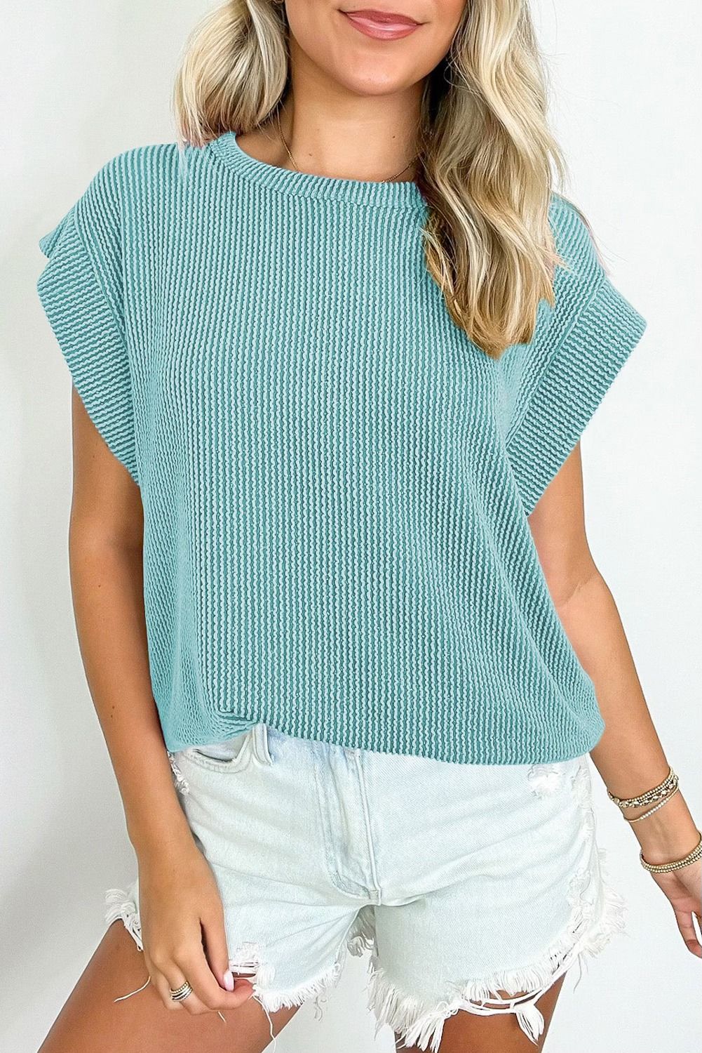 Twisted Ribbed Top