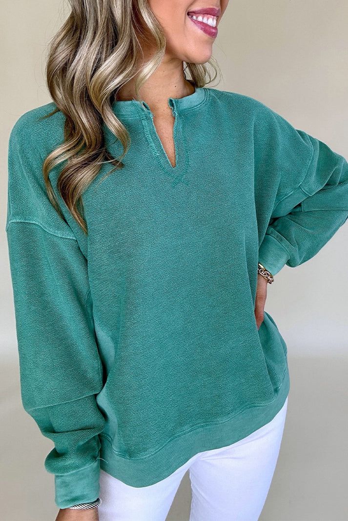 Teal Pullover