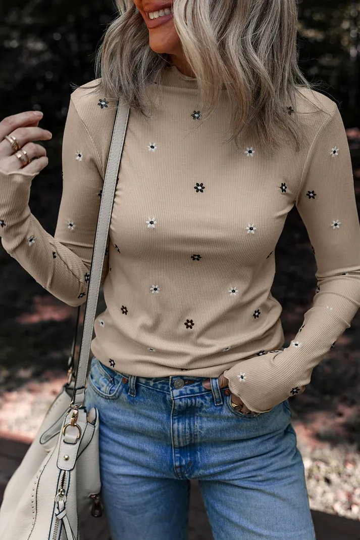 Floral Embroidered Top