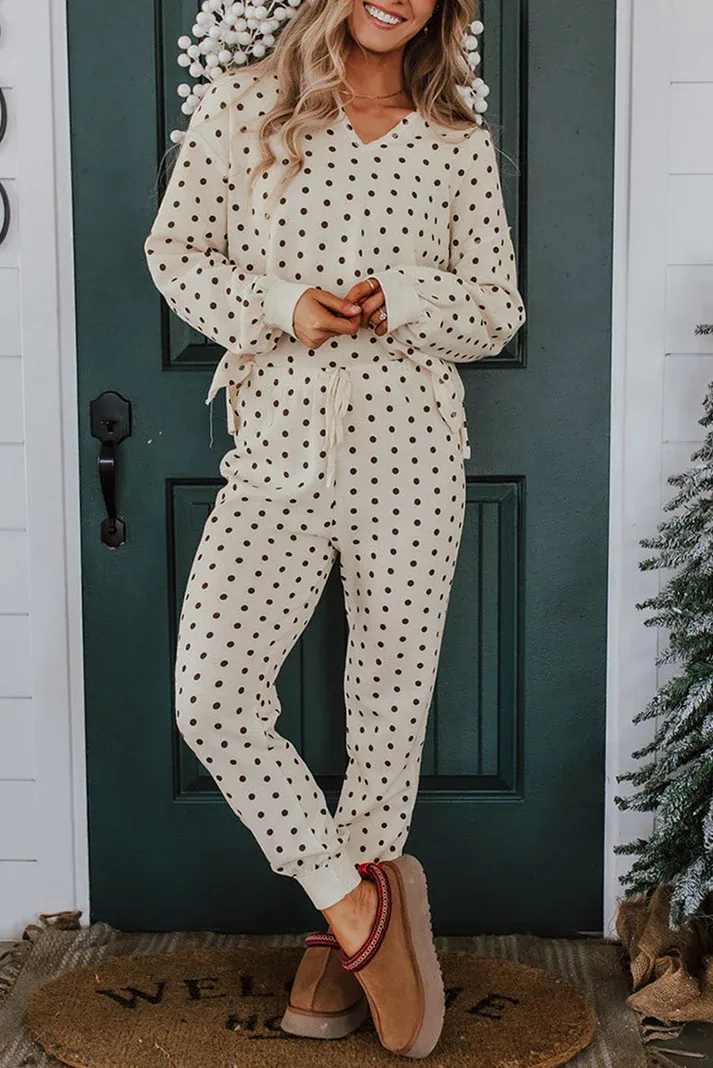 Polka Dot Jogger Set
