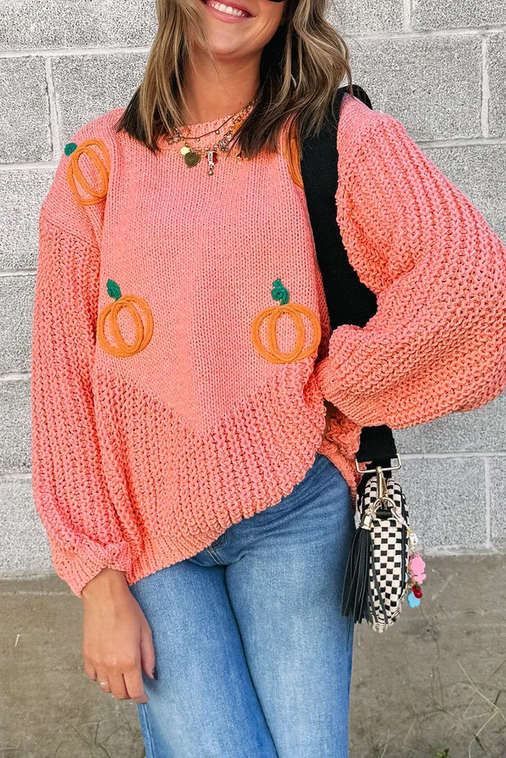 Pumpkin Holiday Sweater