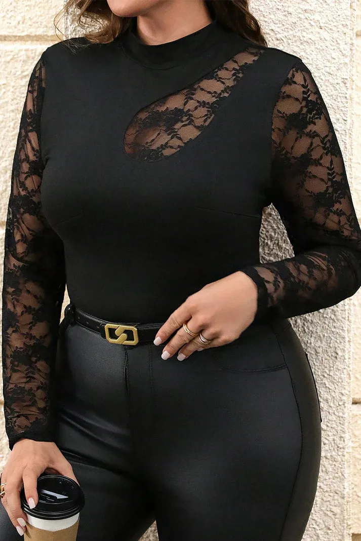 Black Lace Top