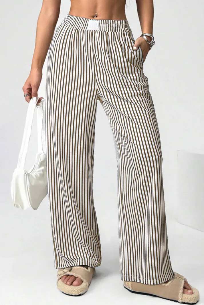 Stripe Loose Pants