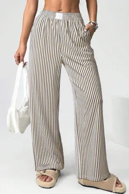 Stripe Loose Pants