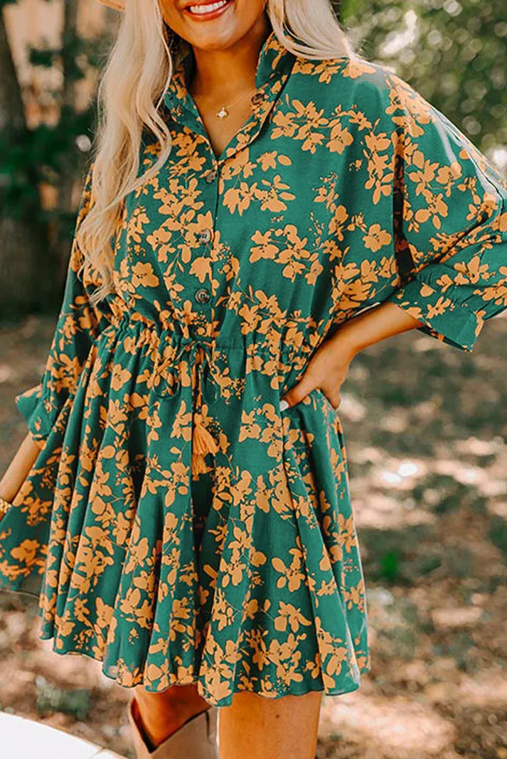 Floral Short Dress