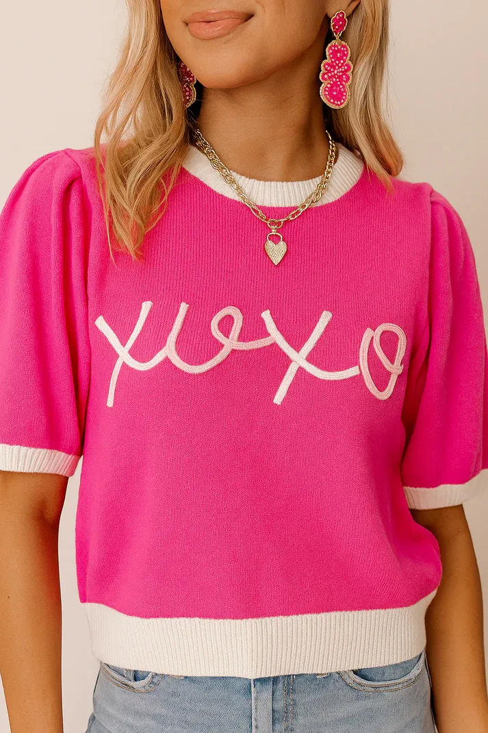 Pink XOXO Sweater