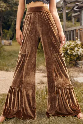 Chestnut Velvet Pants