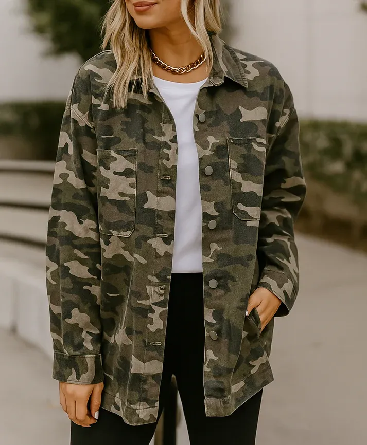 Camo Jean Jacket