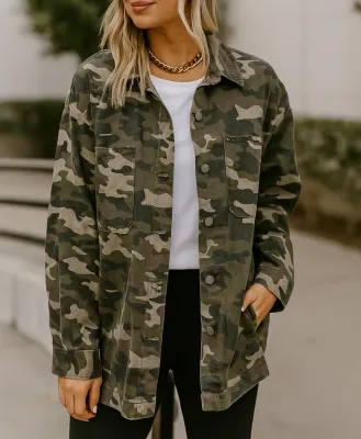 Camo Jean Jacket