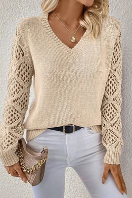 Knit Sleeve Sweater