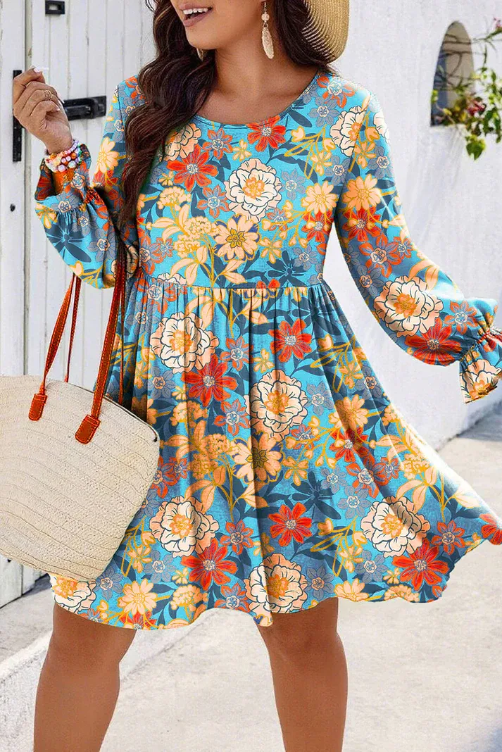 Floral Flowy Mini Dress