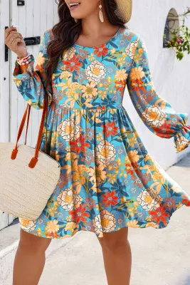 Floral Flowy Mini Dress