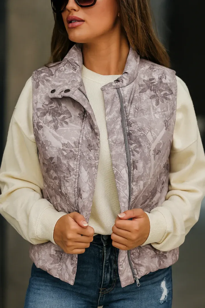 Camo Puffer Vest