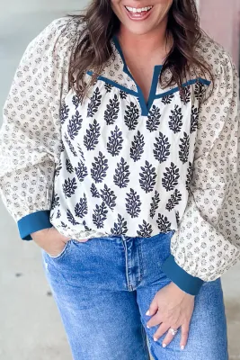 Boho Trim Blouse