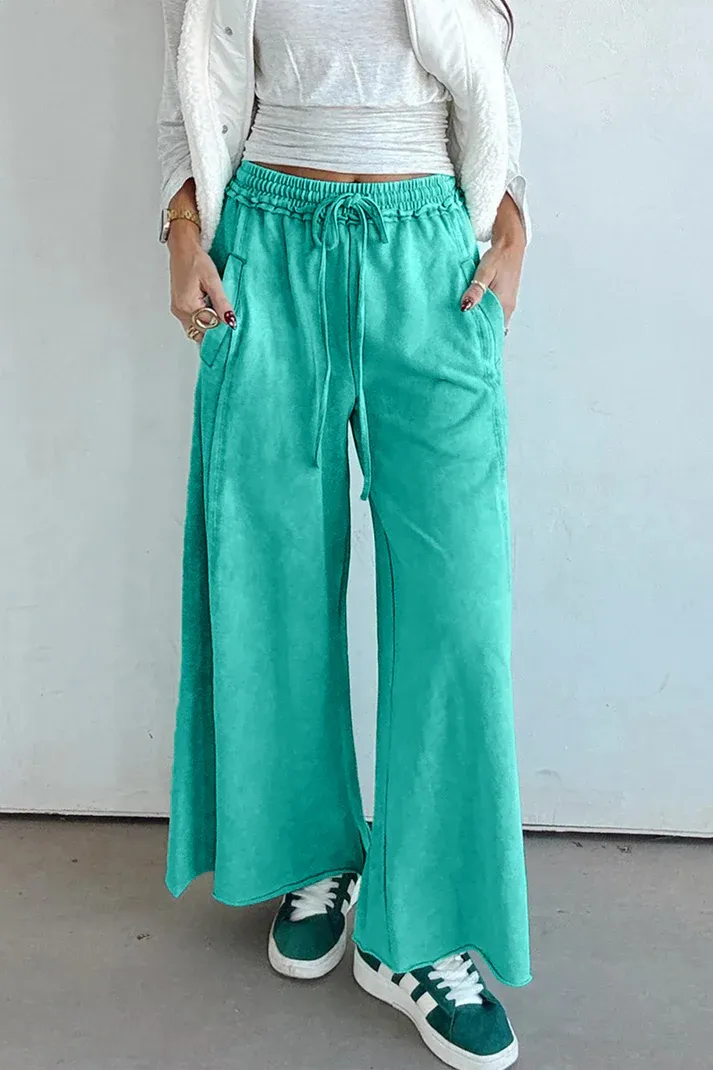 Mineral Wash Drawstring Pants