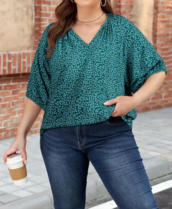 Boho Chic Notched Top