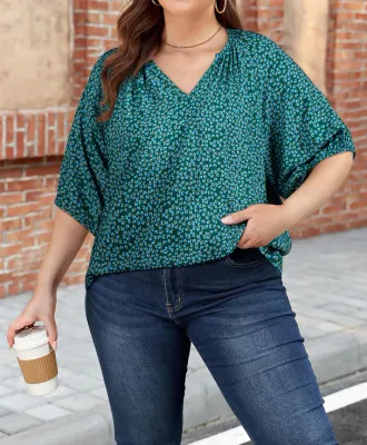 Boho Chic Notched Top