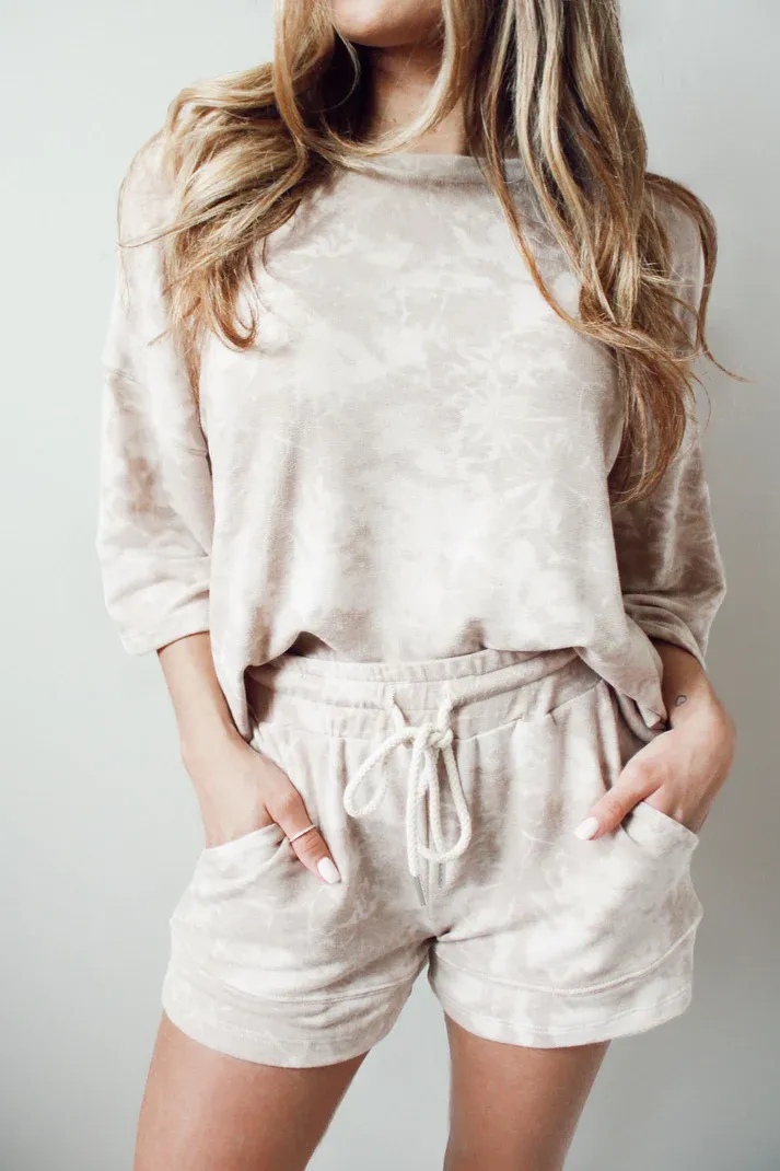 Vintage Tie Dye Elastic Set