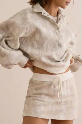 Camo Pullover Skirt Set