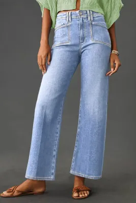 Beau Blue Straight Leg Jeans