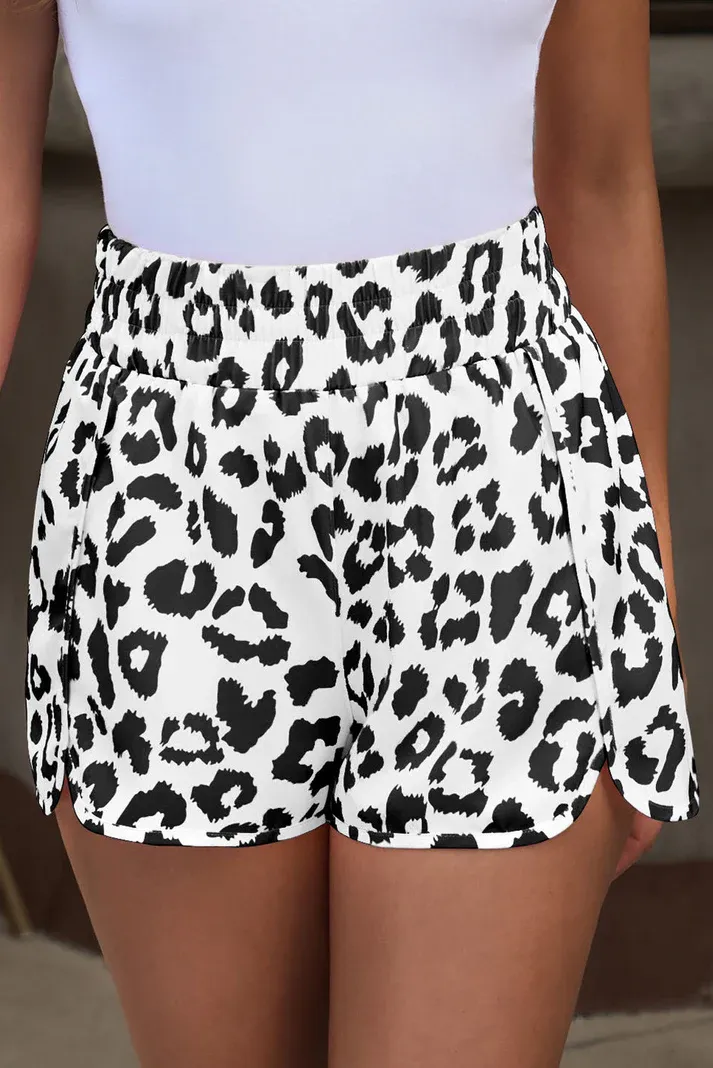 Leopard Athletic Shorts