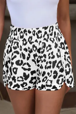 Leopard Athletic Shorts