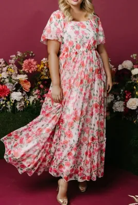 Plus Size Square Neck