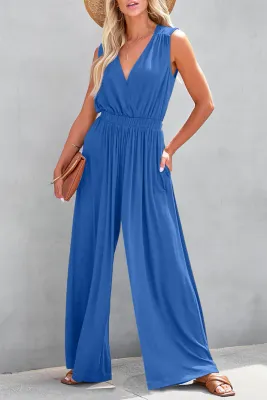 Pleated Jumpsuit