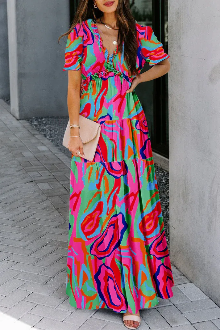 Multicolor Floral Maxi