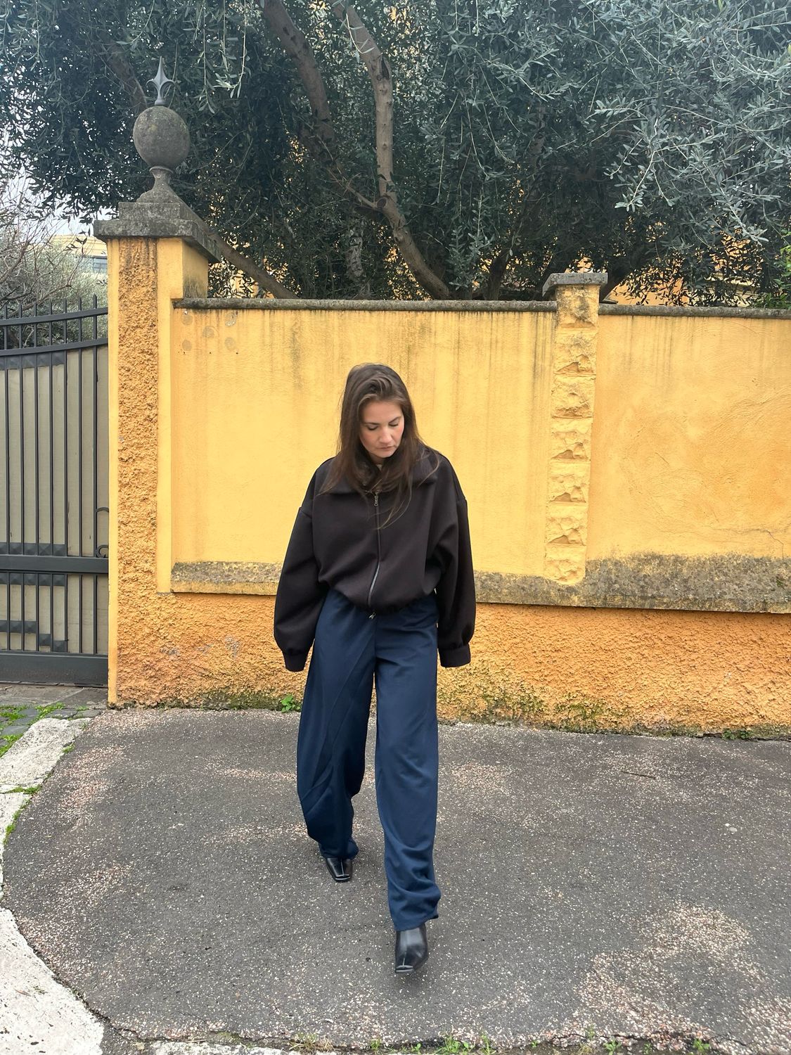 Pants, Tessuto: Fresco lana blu