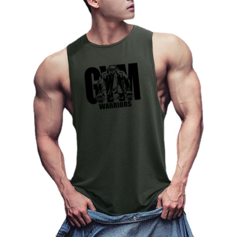 TANK TOPS SINGLET BRAND CLOTHING MEN SLEEVELESS SHIRT