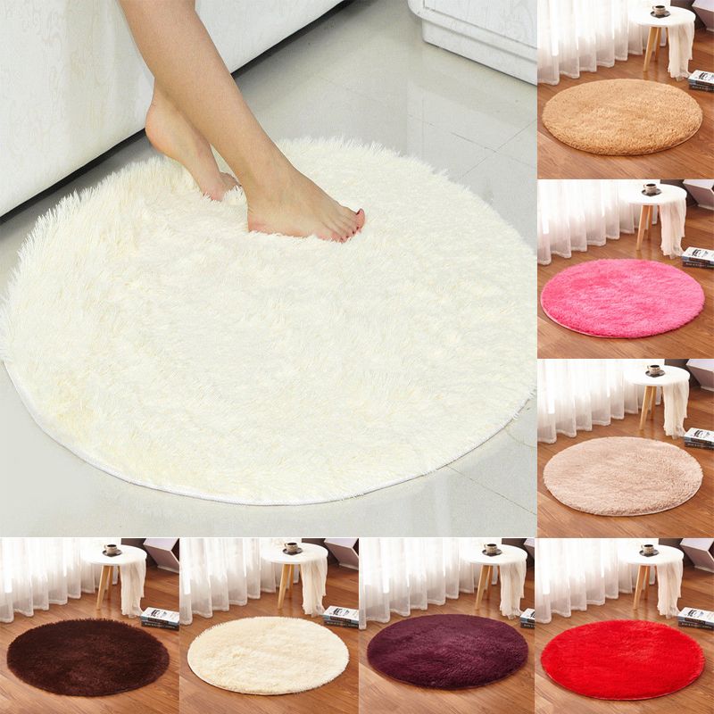 FLUFFY ROUND RUG CARPETS FOR LIVING ROOM