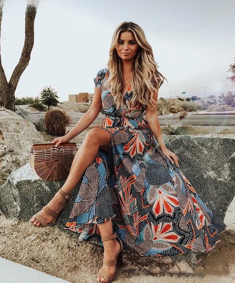 CASUAL VACATION SWING DRESS