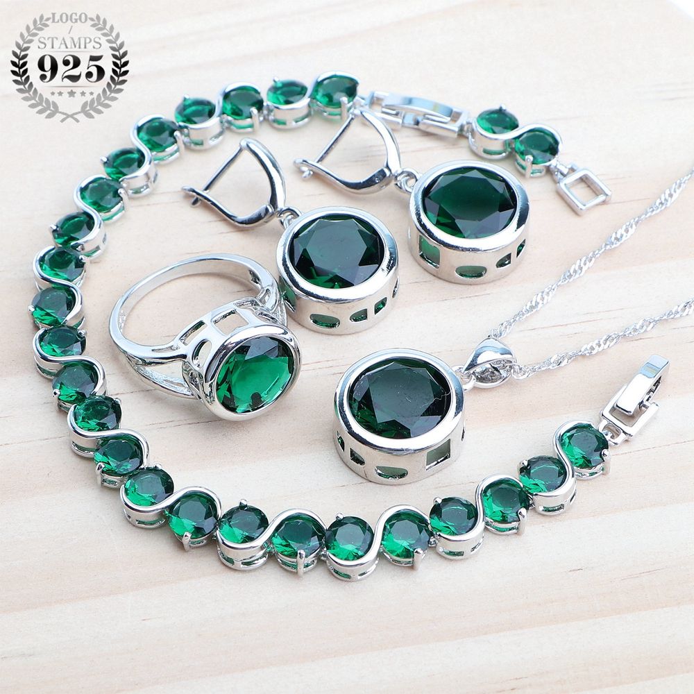 925 STERLING SILVER WEDDING JEWELRY SETS