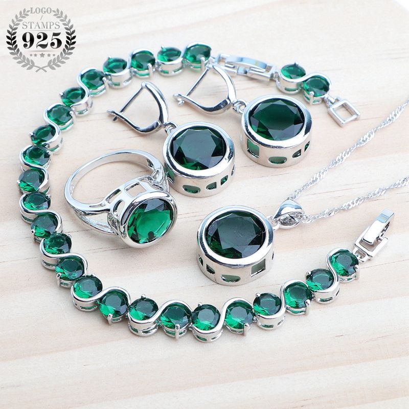925 STERLING SILVER WEDDING JEWELRY SETS