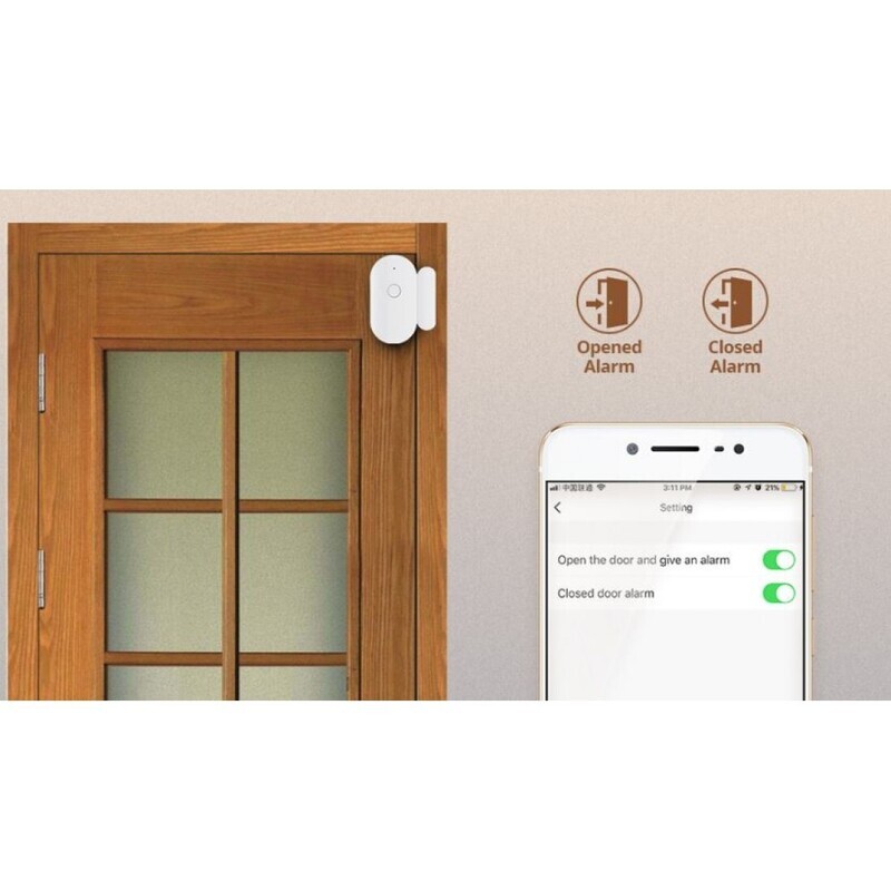 WIFI Сензор за врати и прозорци Tuya безжична охранителна аларма
