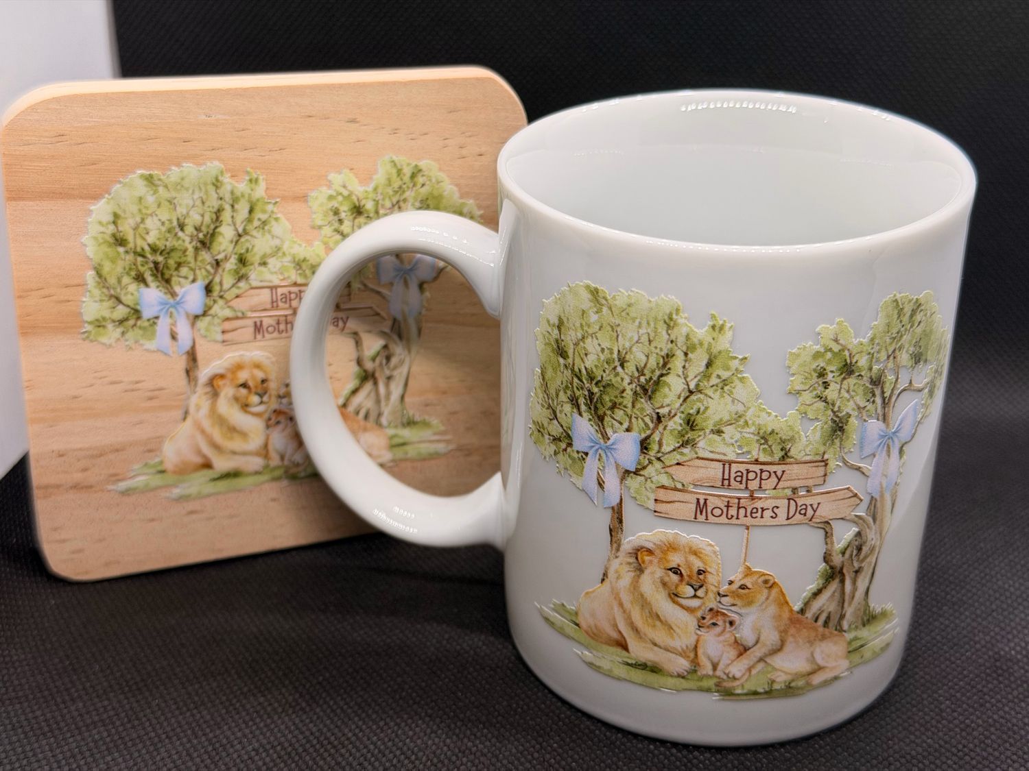Lion Mug and Coaster set