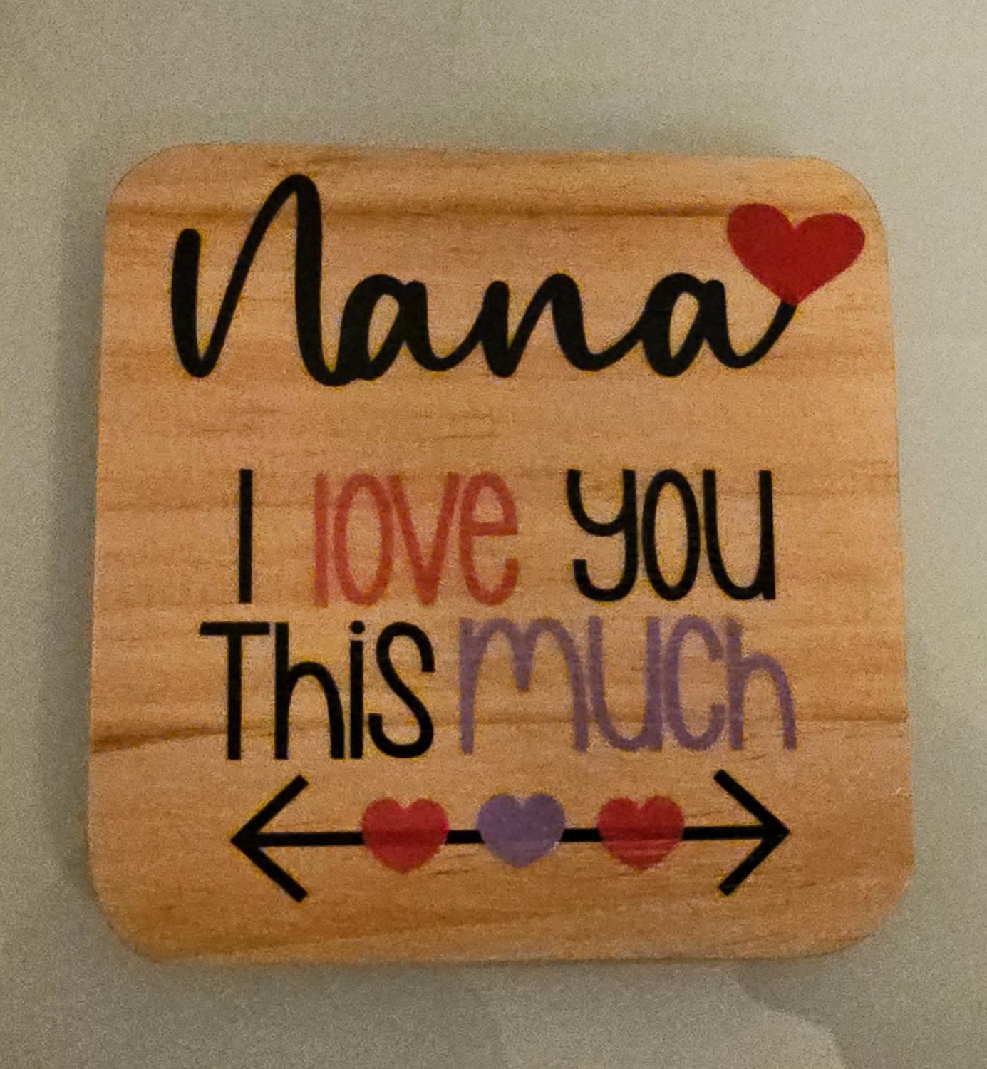 I LOVE YOU THIS MUCH coaster