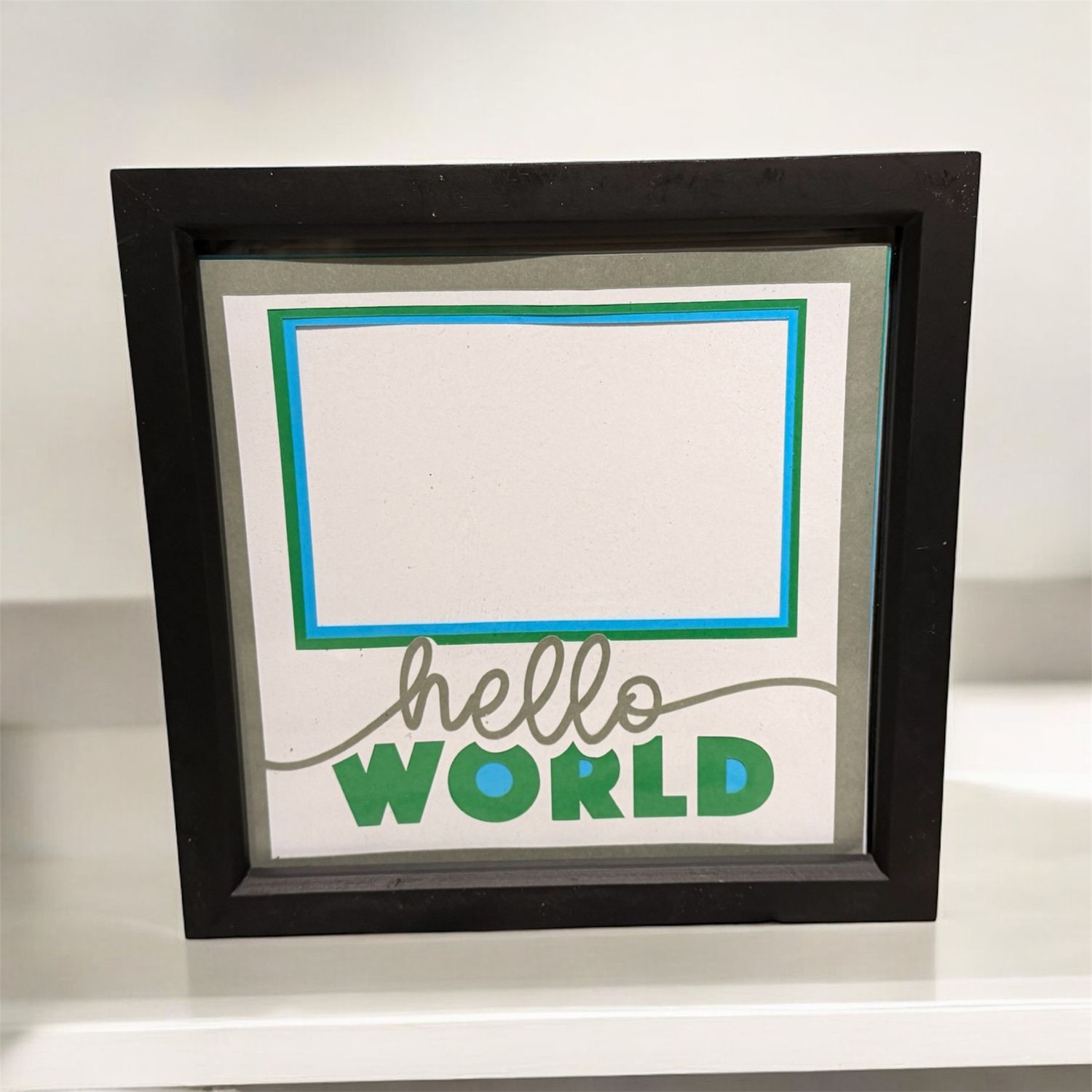 ‘Hello World’ Photo Frame