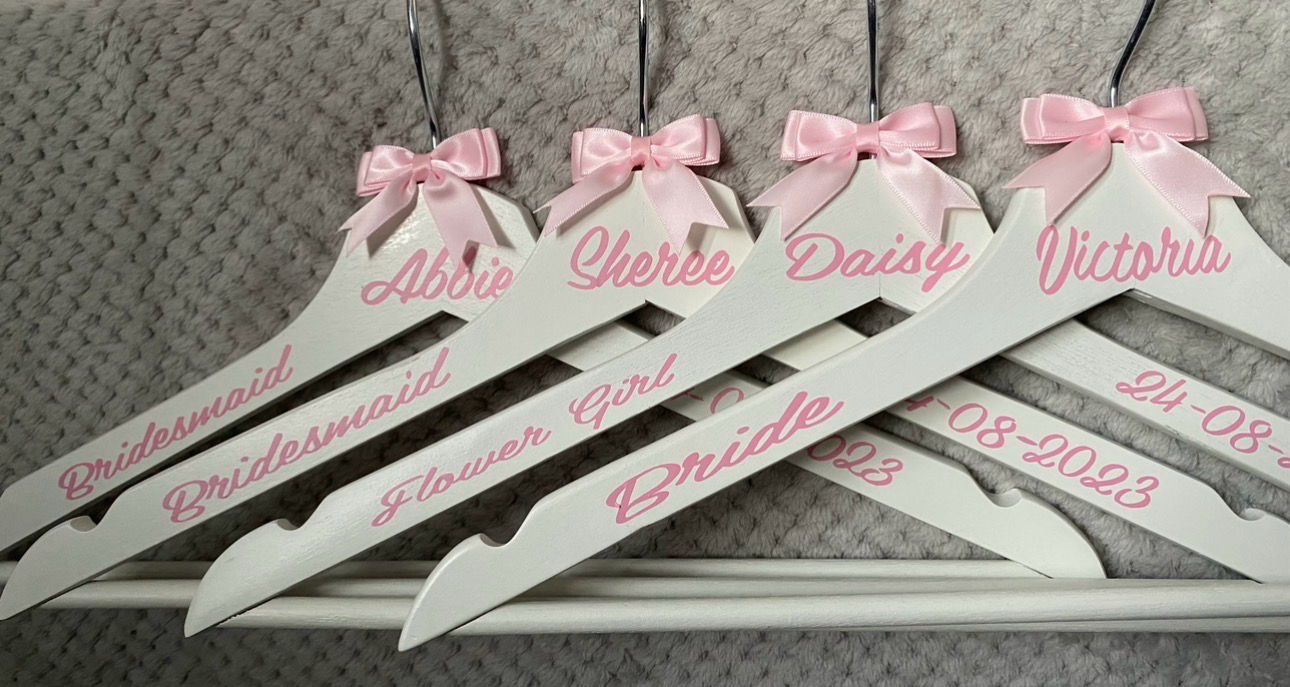Personalised Wedding Hangers