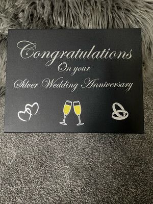 Memory / Keepsake Box for a Special Anniversary