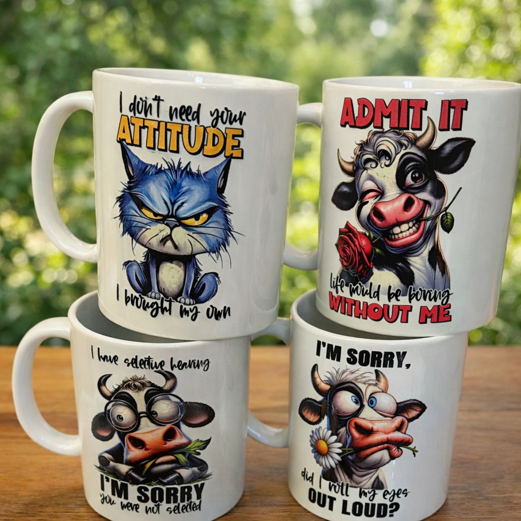 Sarcastic Mugs - with humour